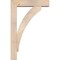 Ekena Millwork Thorton Block Smooth Bracket w/ Offset Brace, Douglas Fir, 5 1/2"W x 22"D x 34"H BKT0604X22X34THR05SDF - alternate 4